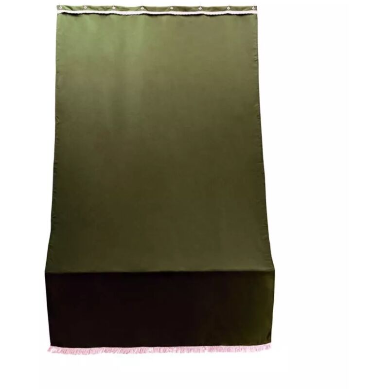 foto del prodotto garden friend tenda 140x300 parasole marrone a soffitto con anelli per balcone