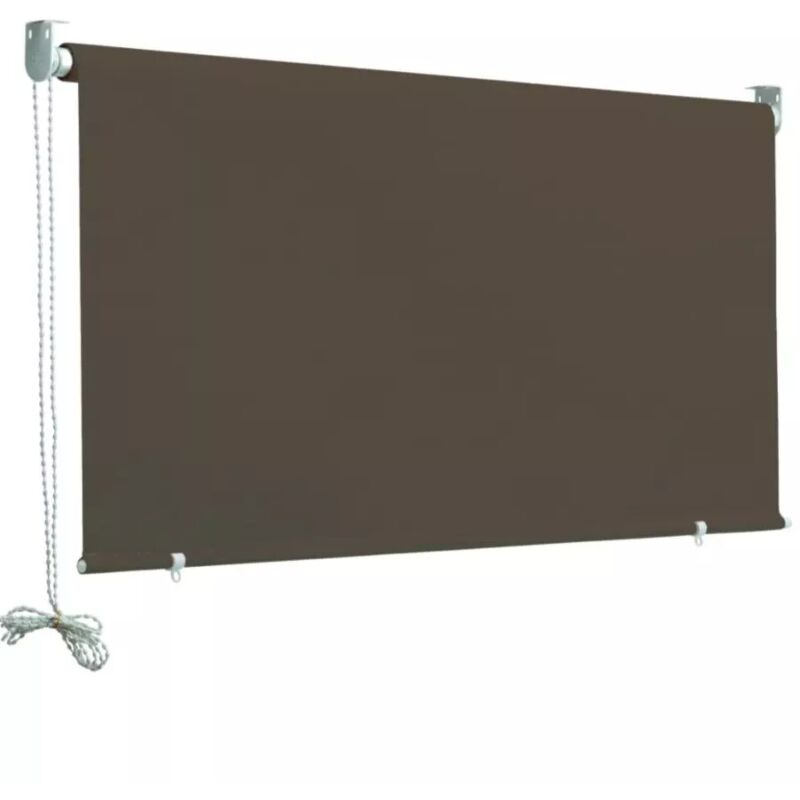 foto del prodotto garden friend tenda a caduta con catenella colore marrone h. 250 l. 200