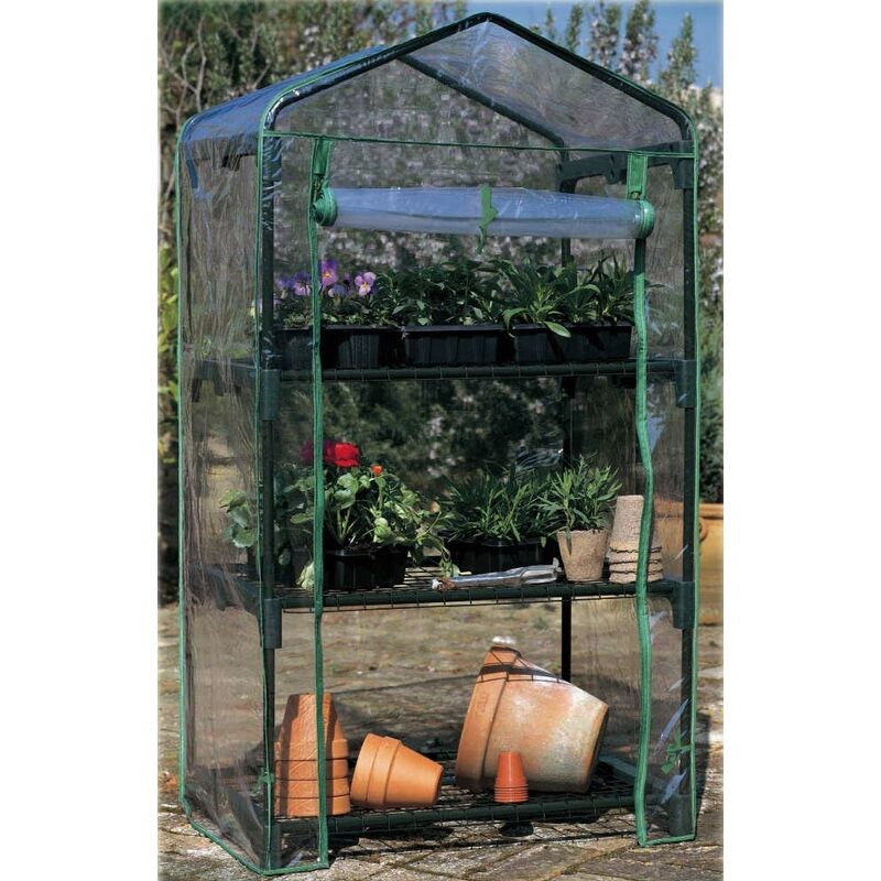 foto del prodotto garden - linea friend serra 3 piani copertura removibile in pvc