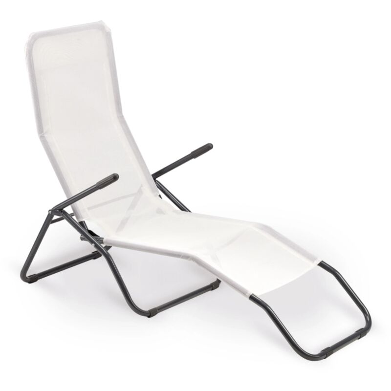 foto del prodotto garden sdraio formentera basculante 57x140x96h cm bianca