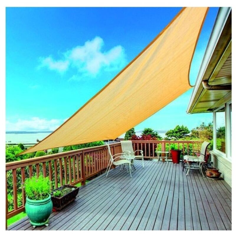 foto del prodotto garden tenda a vela 3x3 quadrata telo ombreggiante da giardino esterno parasole