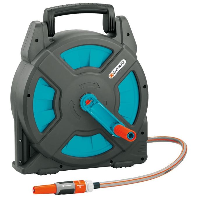 foto del prodotto gardena 2662 avvolgitubo blu, grigio, arancione