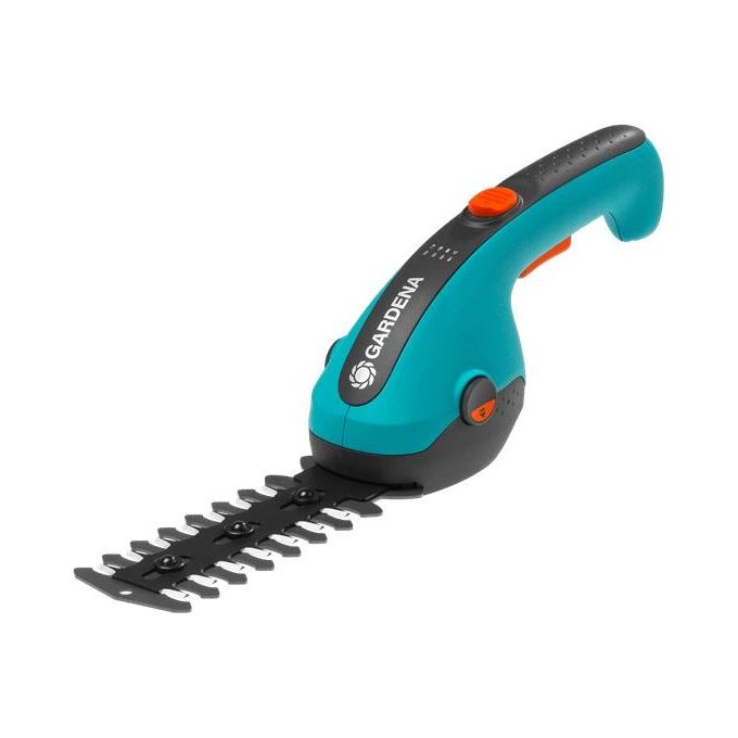 foto del prodotto gardena 9885-20 cesoia per erba cordless 8 mm 3,6 v ioni di litio turchese