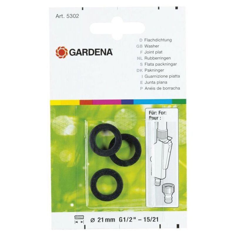 foto del prodotto gardena contenuto guarnizioni 3 pezzi 5301 20