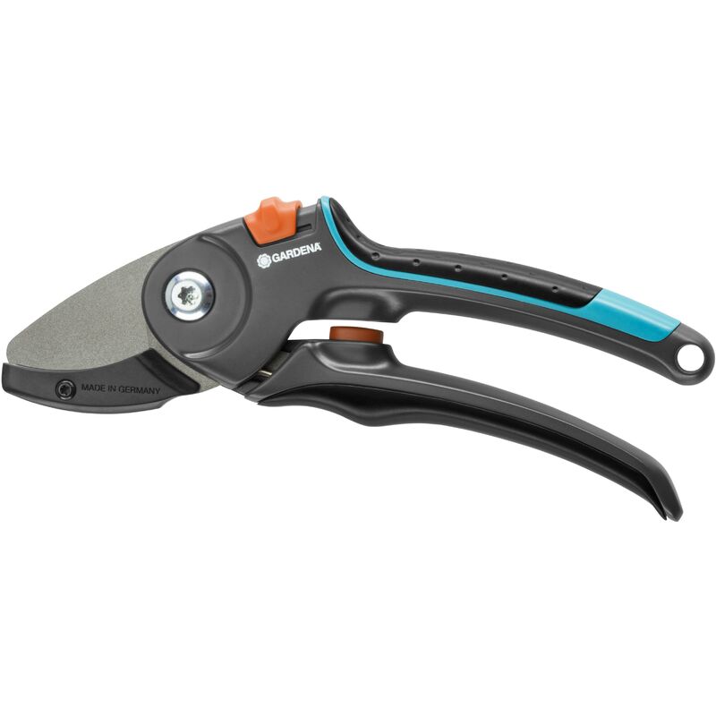 foto del prodotto gardena forbici da giardino comfort taglio a incudine, diametro di taglio max 23 mm, molla integrata, impugnature ergonomiche con inserti morbidi
