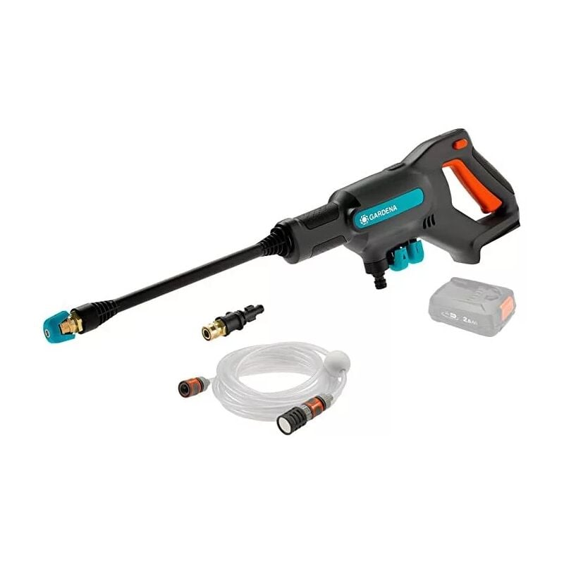 foto del prodotto gardena idropulitrice a batteria portatile aquaclean 24 18 v power for all, batteria non inclusa 14800 55 