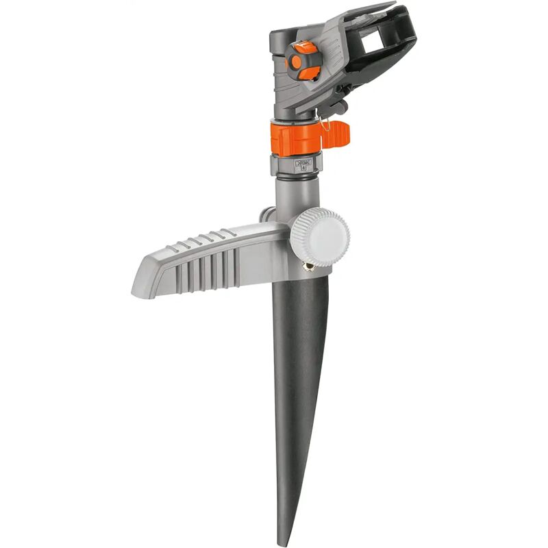 foto del prodotto gardena irrigatore a picchetto ad impulso circolare a settori gittata 12,5mt