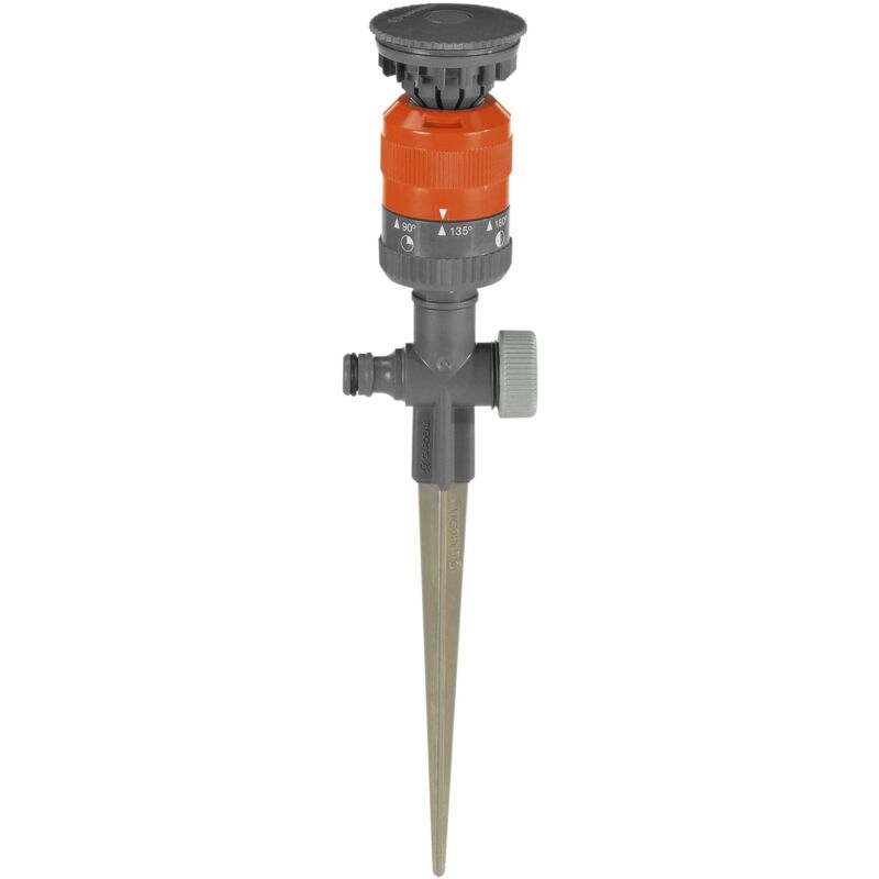 foto del prodotto gardena irrigatore circolare vario comfort su picchetto per l irrigazione da 90 360 di superfici fino a 225 m , gittata max 17 m 1949 20 
