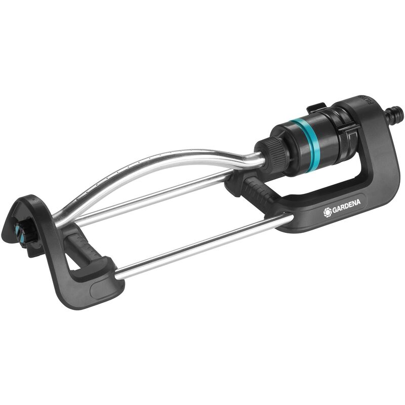 foto del prodotto gardena irrigatore oscillante ecoline per l irrigazione di superfici da 90 220 m , gittata 7 17 m, larghezza del getto mx 13 m, realizzato con 65 