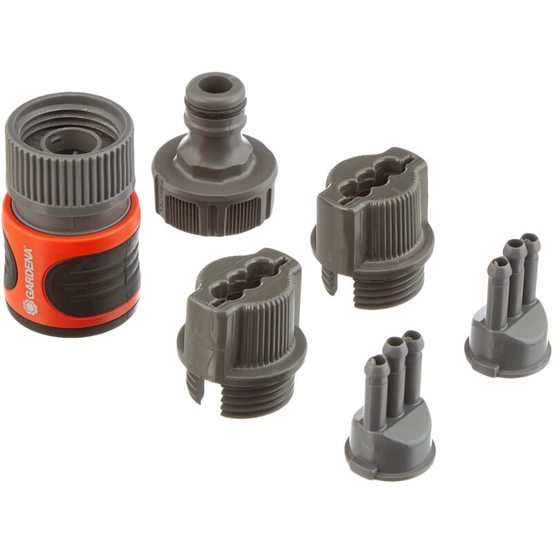 foto del prodotto gardena kit di collegamento per tubo irrigatore raccordi di collegamento per tubo irrigatore, per articoli 995, 996, 997, 1998, 1999 5316 20 