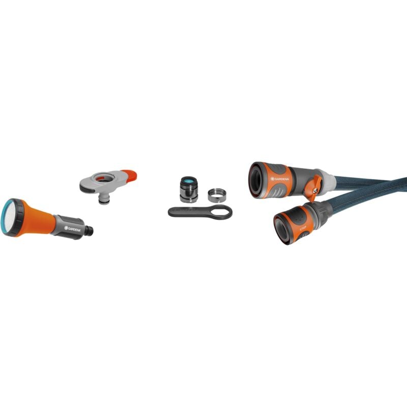 foto del prodotto gardena liano xtreme 10m, 13mm 1 2 tubo acqua giardino estremamente resistente, compatto e leggero, con raccordi per rubinetto da interno e