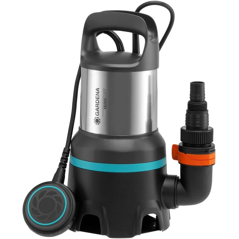 foto del prodotto gardena pompa ad immersione per acqua sporca 450 w 16.000 l h, fino a 7 m di profondit 9042 20 