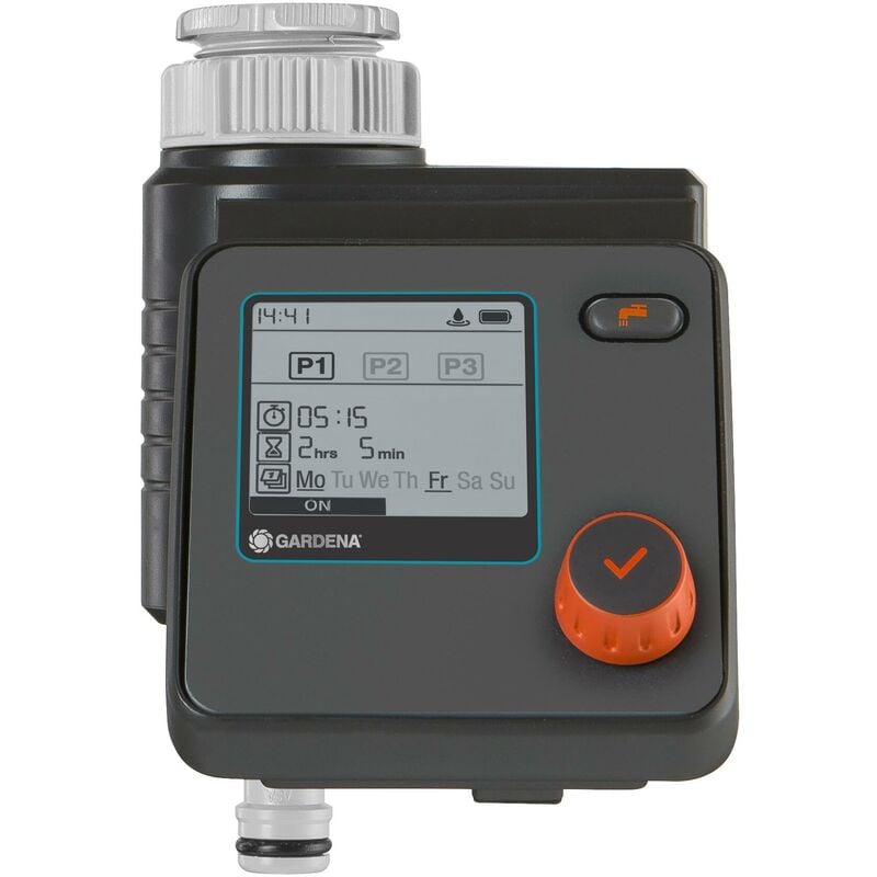foto del prodotto gardena programmatore per irrigazione a batteria, fino a 3 programmi giornalieri select 1891 20 