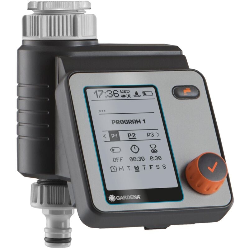 foto del prodotto gardena programmatore per irrigazione a batteria, fino a 6 programmi giornalieri master 1892 20 