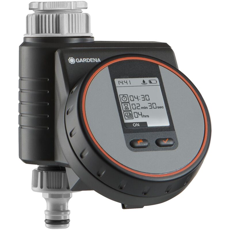 foto del prodotto gardena programmatore per irrigazione a batteria, irrigazione automatica per piante in vaso flex 1890 20 
