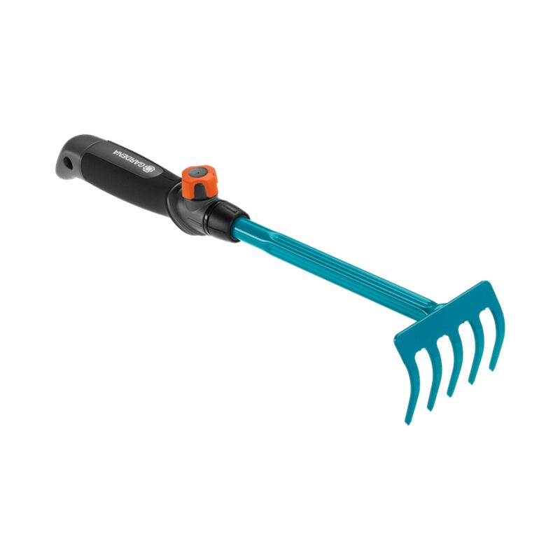 foto del prodotto gardena rastrellino per fiori, larghezza 8,5 cm, acciaio rivestito combisystem 8925 20 