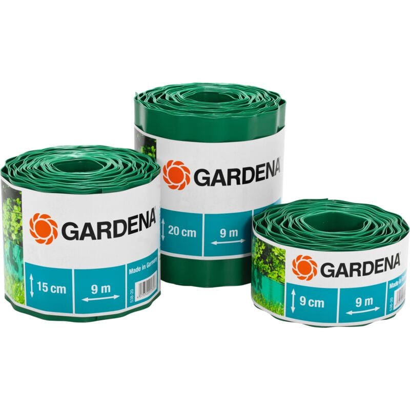 foto del prodotto gardena recinzione verde per prato, rotolo da 9 m altezza 20 cm 540 20 
