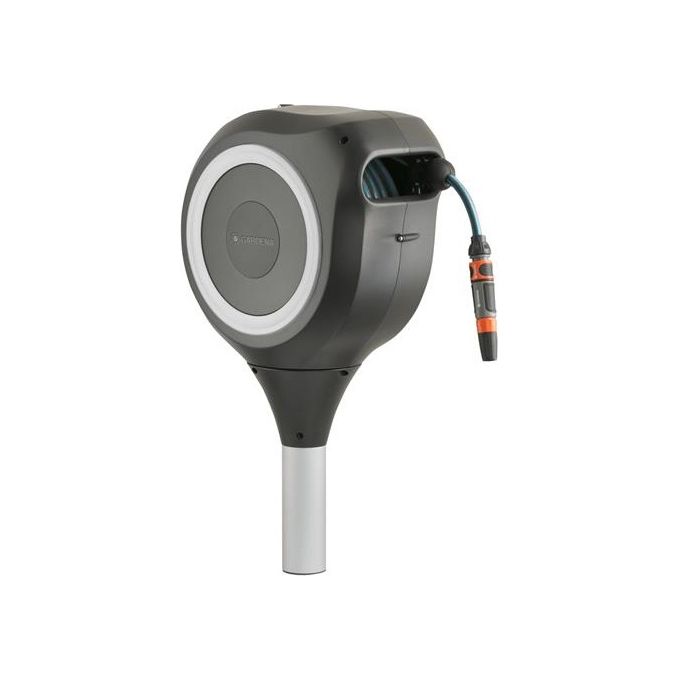 foto del prodotto gardena rollup avvolgitubo da terra automatico nero, grigio