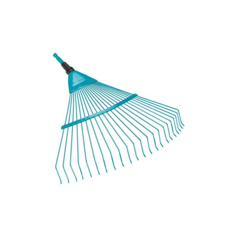 foto del prodotto gardena scopa rastrello per erba, rebbi in acciaio, larghezza 50 cm combisystem 3100 20 
