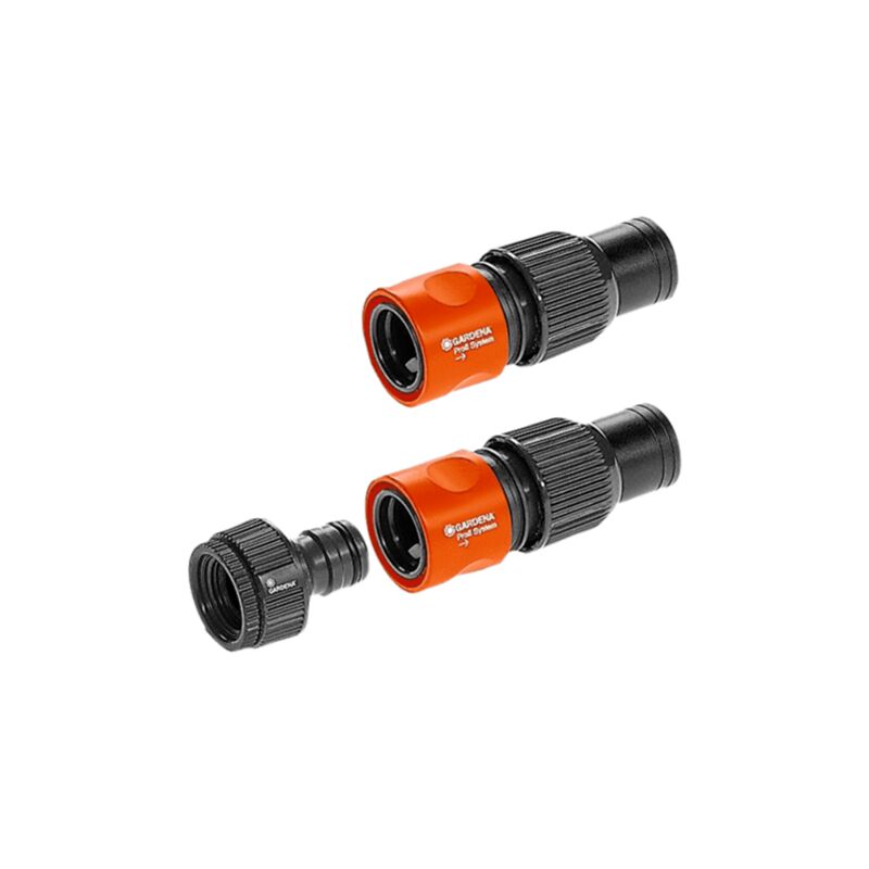 foto del prodotto gardena set raccordi di collegamento al rubinetto e fine tubo profi system 1505 23 