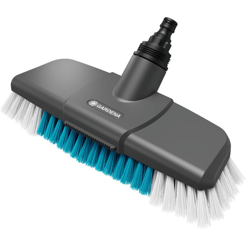 foto del prodotto gardena spazzolone hard cleansystem, per superfici pi grandi e resistenti, setole irregolari per pulizia efficace anche nelle fughe 18816 20 