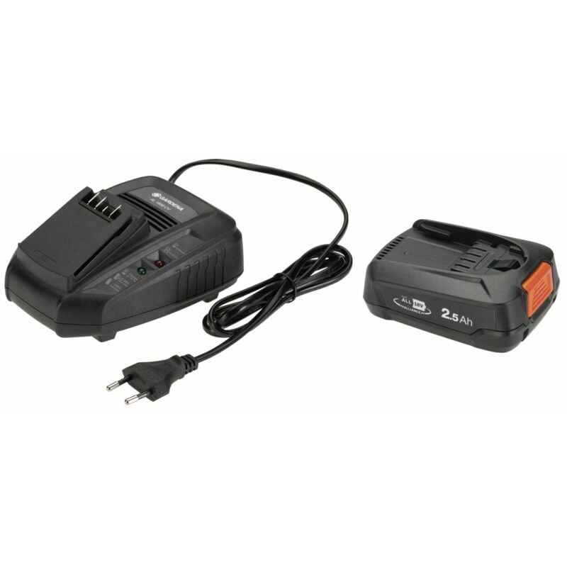 foto del prodotto gardena starter kit p4a pba 18v 45 2,5 ah al 1830 cv