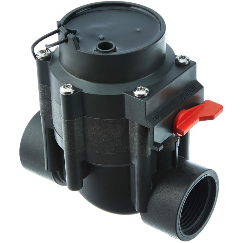 foto del prodotto gardena valvola per irrigazione 24 v controllo automatico dell irrigazione, filtro fine autopulente, apertura chiusura manuale della valvola