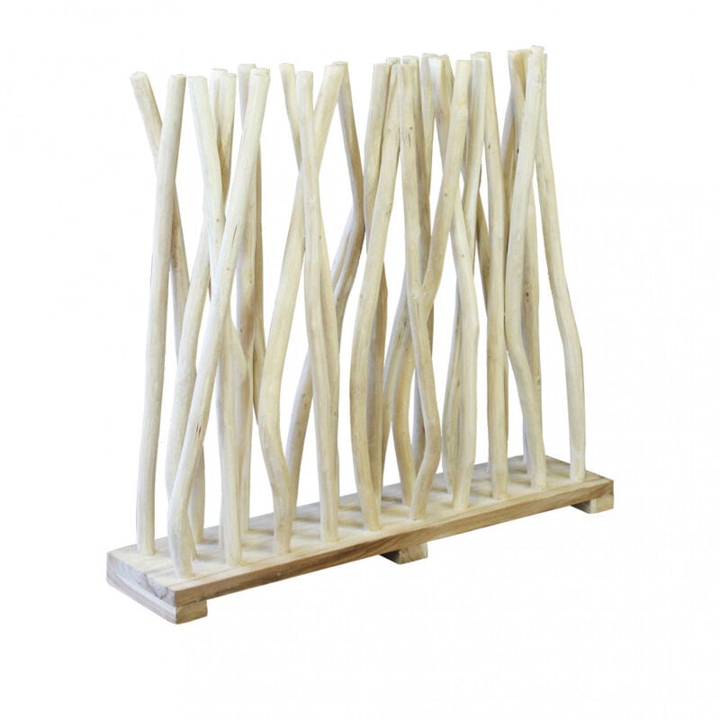 foto del prodotto gardeness - pannello ornamentale 100x24xh90 cm frangivista recinzione da giardino in legno di teak jackie