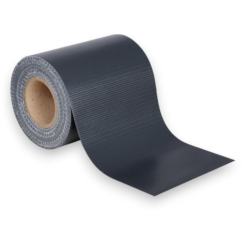 foto del prodotto gardeness rivestimento frangivista ombreggiante rotolo 35 mt in pvc per cancelli balconi e ringhiere antracite