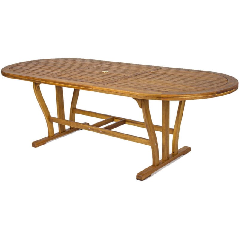 foto del prodotto gardeness tavolo per esterno ovale allungabile fino a 240 cm triple240