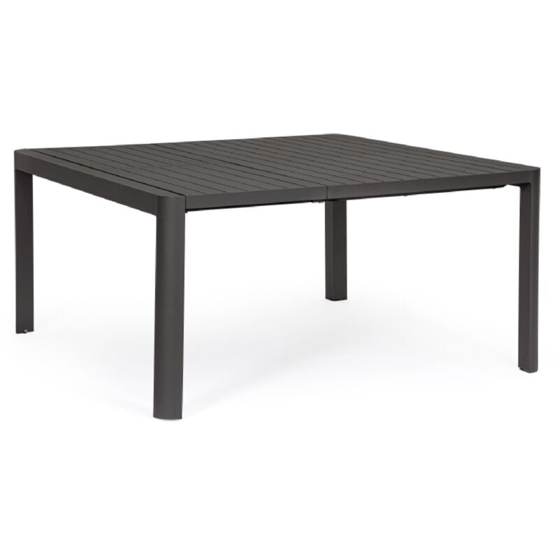foto del prodotto gardeness tavolo quadrato keplero allungabile per esterno e giardino, in alluminio bianco