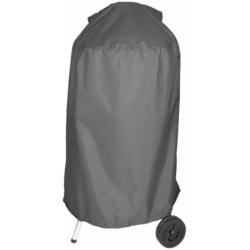 foto del prodotto gardeness telo copertura cover per barbecue rotondo in tessuto impermeabile cm 60x80 h colore antracite