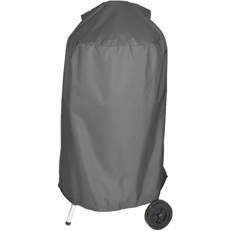 foto del prodotto gardeness telo copertura cover per barbecue rotondo in tessuto impermeabile cm 70x80 h colore antracite