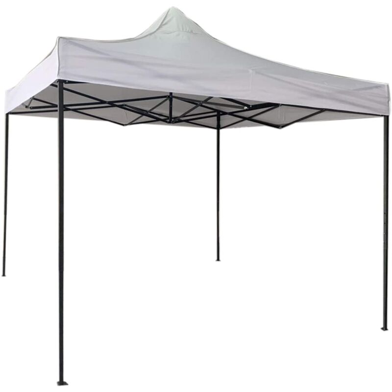 foto del prodotto gardenia gazebo 3x3 pieghevole a fisarmonica easyflex panna