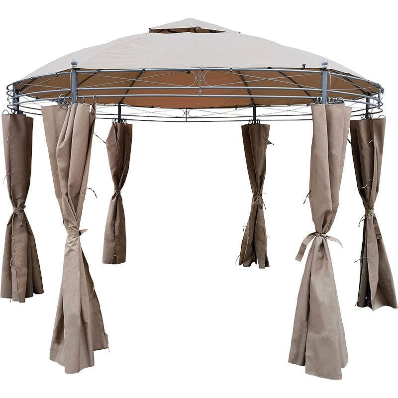 foto del prodotto gardenia gazebo duna 3xh.2,60 mt, beige