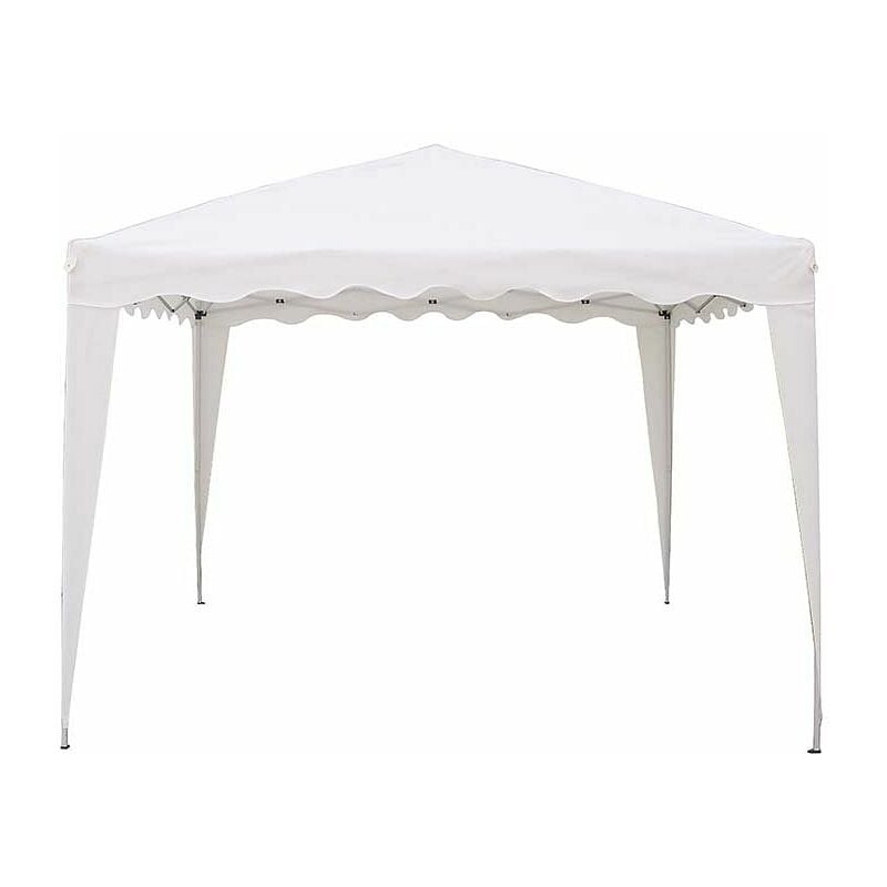 foto del prodotto gardenia gazebo pieghevole struttura in metallo 3x2 colore bianco