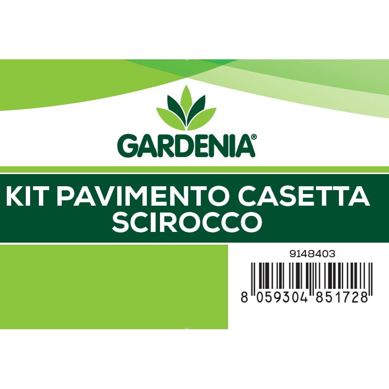 foto del prodotto gardenia kit pavimento gardenia per casetta in lamiera modello scirocco