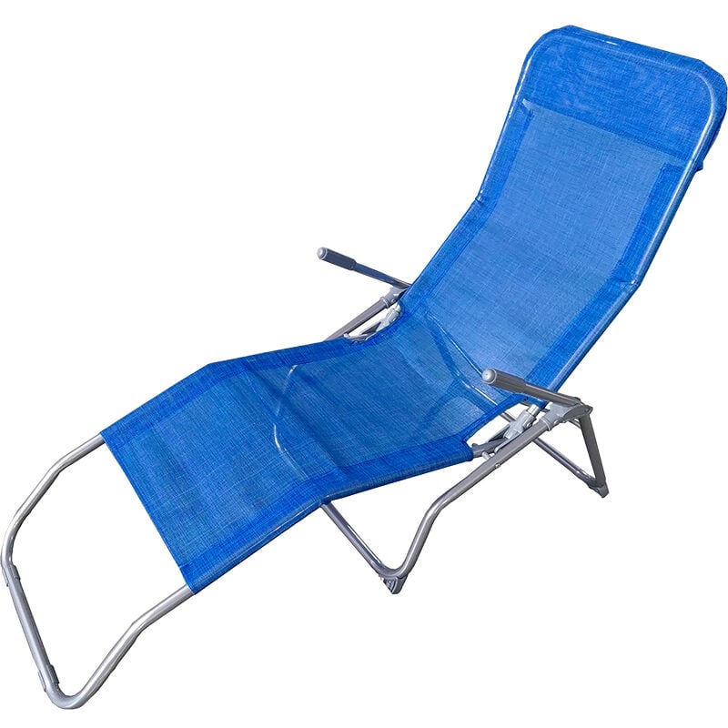 foto del prodotto gardenia lettino relax, 137x57x97 cm, blu