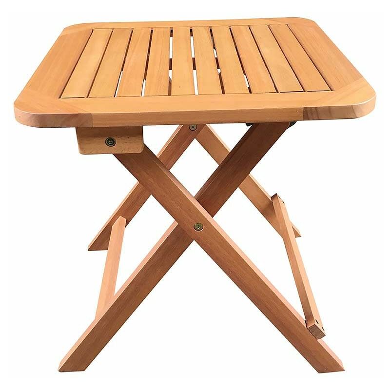 foto del prodotto gardenia tavolino d appoggio in legno amalfi, richiudibile, 45x45xh.45