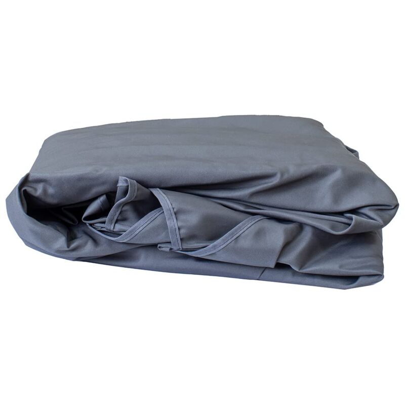 foto del prodotto gardenia telo di ricambio ombrellone con flaps laterali, 3x3, grigio