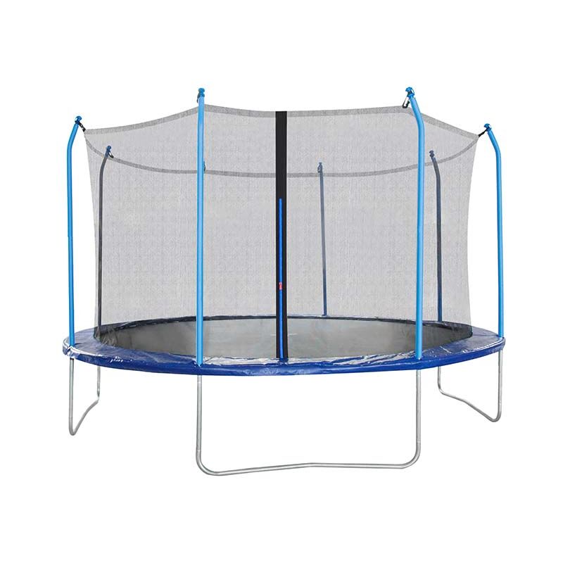 foto del prodotto gardenia trampolino 366xh.70 cm, tappetino in pp nero, rete di sicurezza in pe nero, capacita di carico max 140 kg