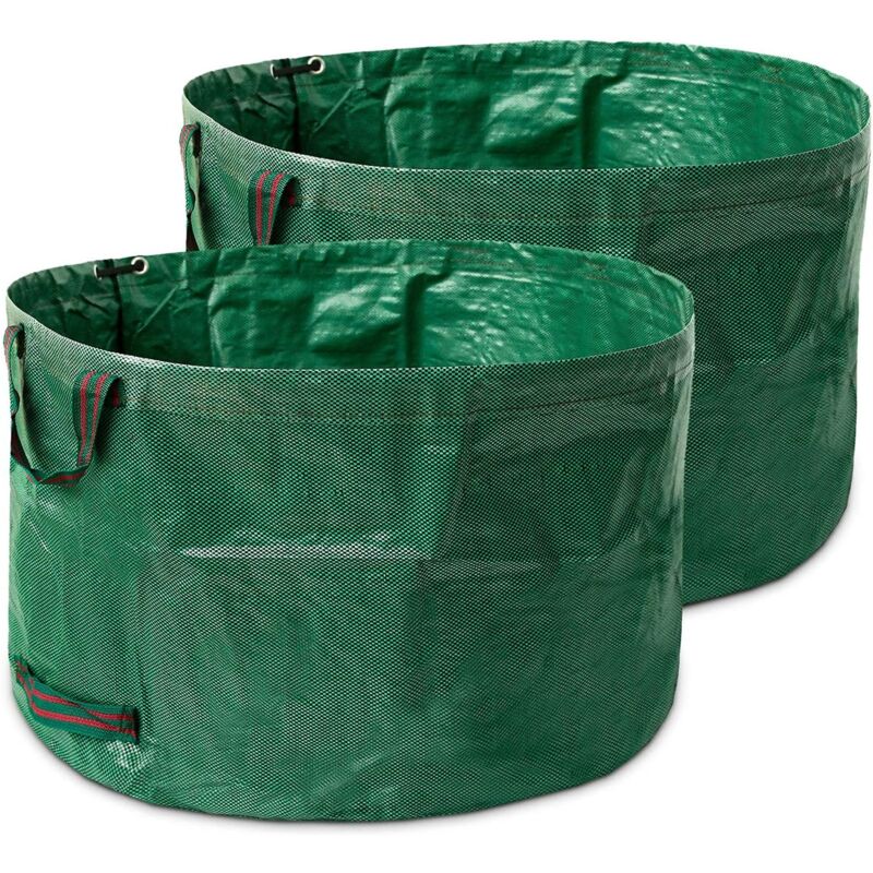 foto del prodotto gardening waterproof foldable reusable pp garden waste bag tear proof garden trash bag 2pcs 