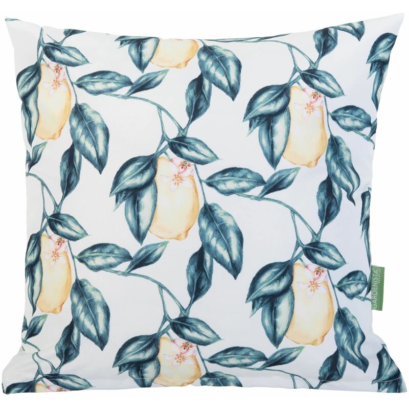 foto del prodotto gardenista cuscini decorativi, 45x45 cuscini decorativi impermeabili con rivestimento sfoderabile facile da pulire, crema al limone, piccolo