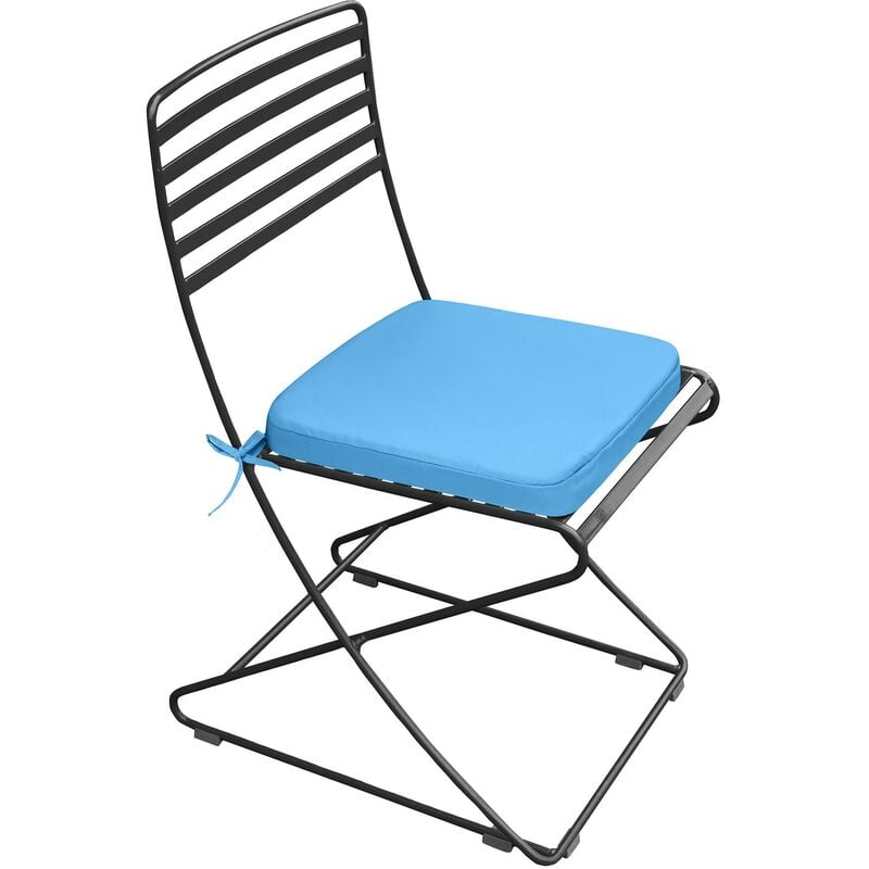 foto del prodotto gardenista cuscini per sedie da giardino con lacci, cuscini per sedie da giardino resistenti all acqua con rivestimento rimovibile facile da pulire,