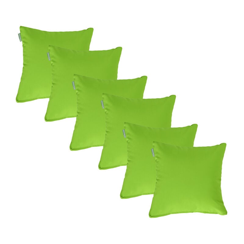 foto del prodotto gardenista cuscini quadrati da giardino, 60x60 cm cuscini per schienale per sedie in rattan con imbottitura, cuscini quadrati resistenti all acqua,