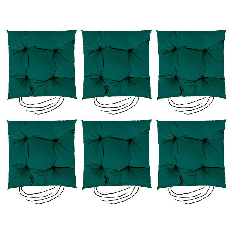 foto del prodotto gardenista cuscino di seduta per sedia da giardino, cuscini per sedia da giardino trapuntati resistenti all acqua con rivestimento rimovibile con
