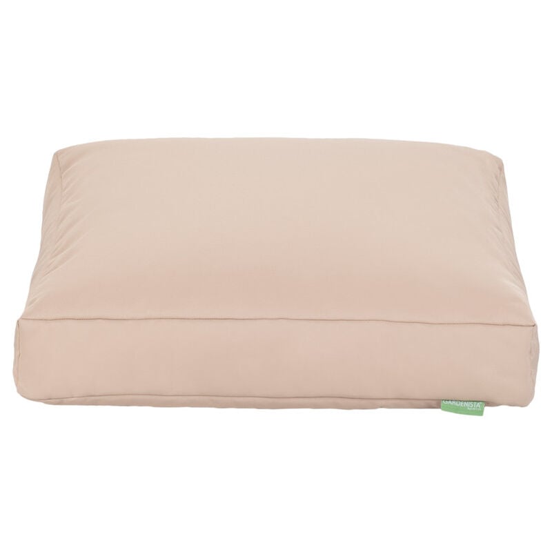 foto del prodotto gardenista - cuscino per esterni, cuscini da pavimento resistenti all'acqua per giardino, 60x60x10 cm comodo cuscino per sedia da giardino - pietra