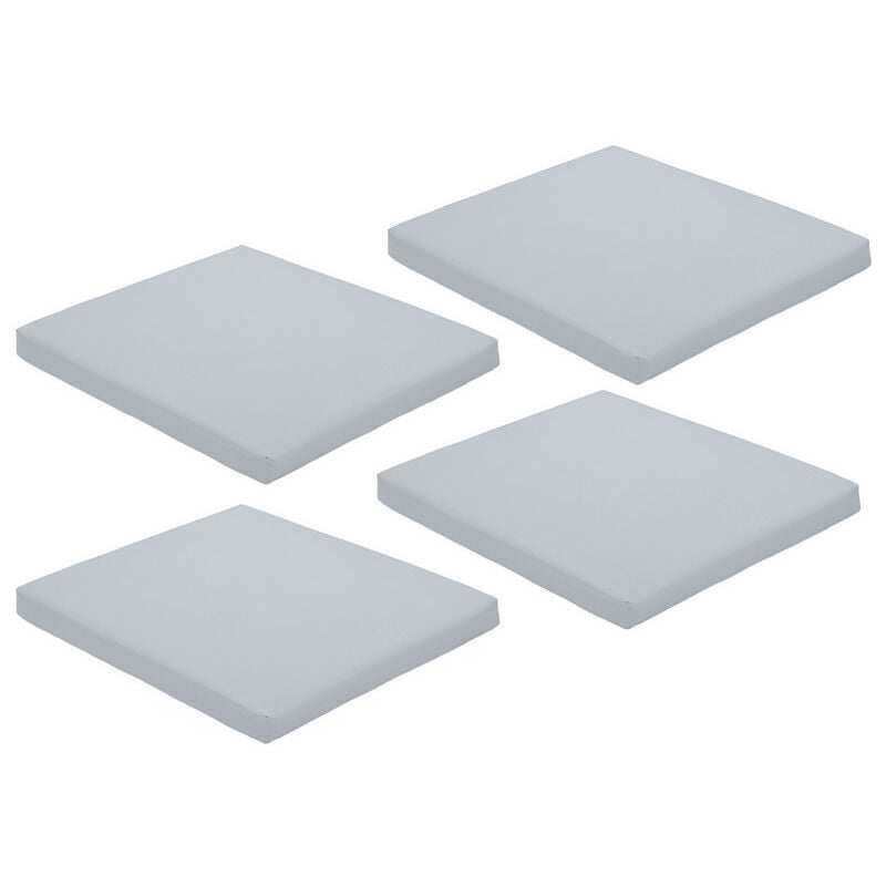 foto del prodotto gardenista cuscino per sedia da giardino, cuscini per sedia resistenti all acqua 50x44x5 cm, cuscino per interni ed esterni con lacci sicuri,