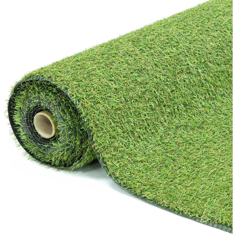 foto del prodotto gardenkraft benross metre 15mm pile roll artificial grass 26070 erba sintetica in rotolo di 4 m x 1 m, spessa 15 mm, per un prato finto molto