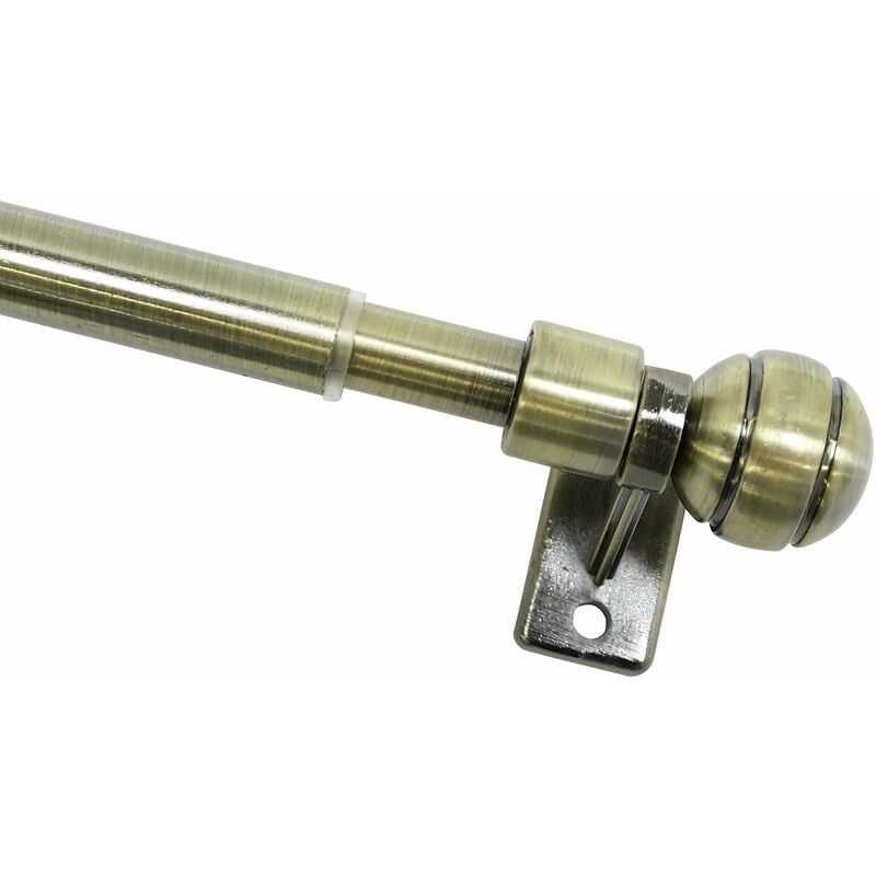 foto del prodotto gardinia 4150 asta merano per tende caf , metallo, ottone antico, 60 100 cm